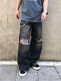 Isle Damage Flare Denim Pants