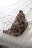 Leopard layered skirt