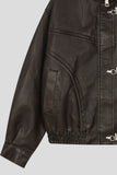 Hook Washed Leather Jacket
