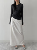 Feeling Tencel Round Neck T-shirt