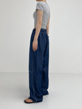 [unisex] Dart Washing Banding Long Denim Pants