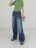 [summer] Pave Bijou Long Wide Denim