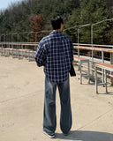 Maze Washing Wide Denim