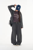 Mono pigment rivet string sweat pants