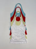 Shirred Halter Neck Long Sleeveless