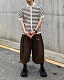 [Key Ring] Leopard Hip Hop Bermuda Pants