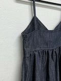 [non-fade] Frill Selvedge Bustier Sleeveless