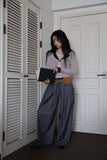 True wide slacks pants