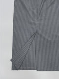 Striped Banding H-Line Long Skirt