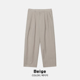 Moz two-tuck wide slacks