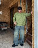 Leun Round Mohair Knit