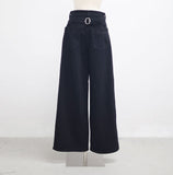 Sienna back buckle wide pants