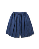 Cross Pleated Sweat Shorts