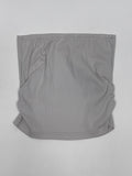 Shirred Ribbed Layered Tube Top