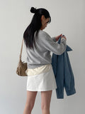 Cash Henley Neck Raglan Knit
