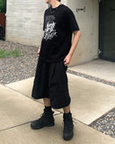 Utility Belted Bermuda Pants