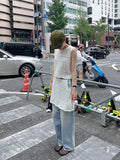 Punching Lace Knit Skirt