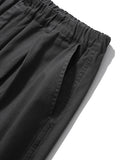 Cross Pleated Chino Half Pants