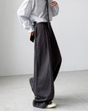 Shiny Stripe Balloon Pants