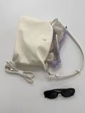 Twill Nylon Hobo Shoulder Bag