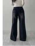 238 Back Pocket Semi-Bootcut Denim Pants