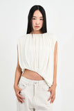 Bico Shirring Unbalance Top