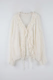 Pony Flower Frill Blouse