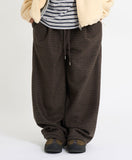 Latte stripe fleece pants
