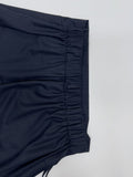 Unbalance Stripe Midi Skirt