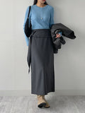 Scarf Strap Long Skirt