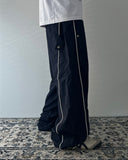Nylon Piping Snap Pants