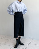 Twist Wrap Long Skirt