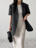Florence 3-Button Over Fit Half Jacket