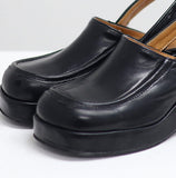 Nivan Square Platform Slingback Loafers