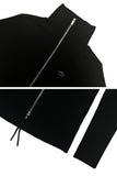 LOGO TWO WAY ZIP UP KNIT