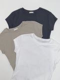 Modal Cap Sleeve Short Sleeve T-shirt