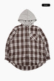 Nest check hood shirt