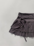named strap frill skirt