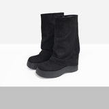 Benne Suede Platform Sole Boots