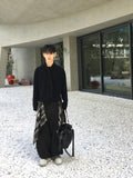 Rafi Check Layered Wide Pants