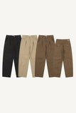 Utility Pintuck Wide Cotton Pants