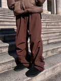 Essential brushed nylon parachute pants