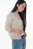 Ciel round button-up cardigan