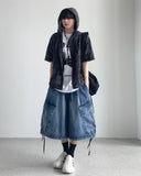 Crocs Cargo Denim Shorts
