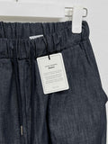 [non-fade] Selvedge Banding Wide Pants