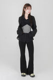 BLOCK LINE HALTER SLEEVELESS