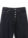 Used Raw Structure Denim