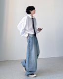 Ice Curve Wide Denim