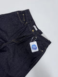 [FW/Brushed Lining] 736 Roll-Up Selvage Wide Denim Pants