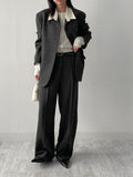 [FW/Setup Available] Conte Pintuck Wide Slacks